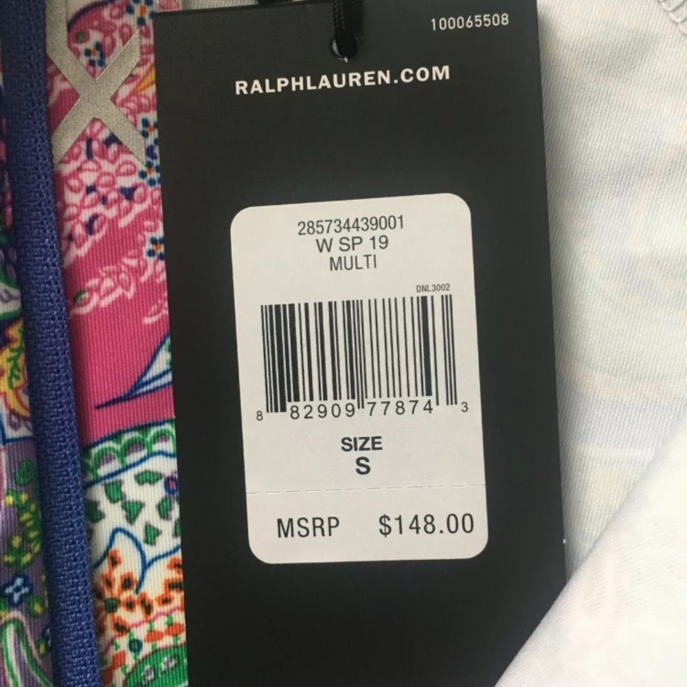RLX Polo Ralph Lauren Paisley Golf Pullover - Picture 5 of 9